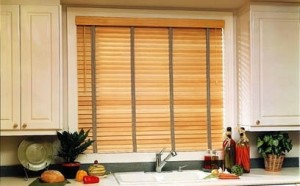 2" Wood Blinds with Cloth Tape